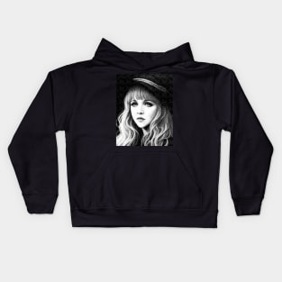 Stevie Nicks Retro Kids Hoodie